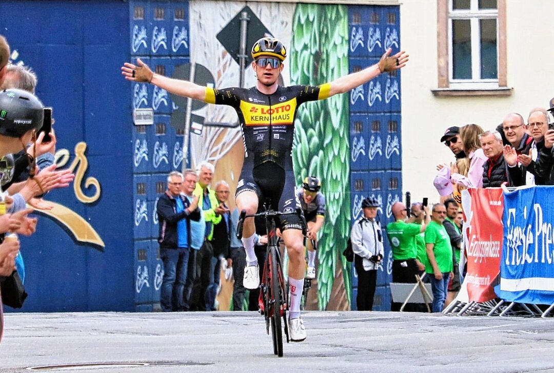 BLICK.de präsentiert den deutschen Rad-Klassiker - Der gebürtige Erzgebirger Pierre-Pascal Keup gewann 2023 die Erzgebirgsrundfahrt. Foto: Knut Berger