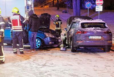 Fahrer unter Alkoholeinfluss kracht gegen PKW: Zwei Verletzte - Am Dienstagabend ereignete sich in Chemnitz auf der Heinrich- Lorenz- Straße ein Verkehrsunfall. Foto: ChemPic