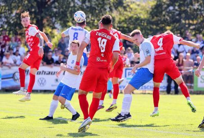 FSV Zwickau startet im Sachsenpokal mit 5:0-Sieg gegen Roßweiner SV - Tor für Zwickau. Foto: PicturePoint