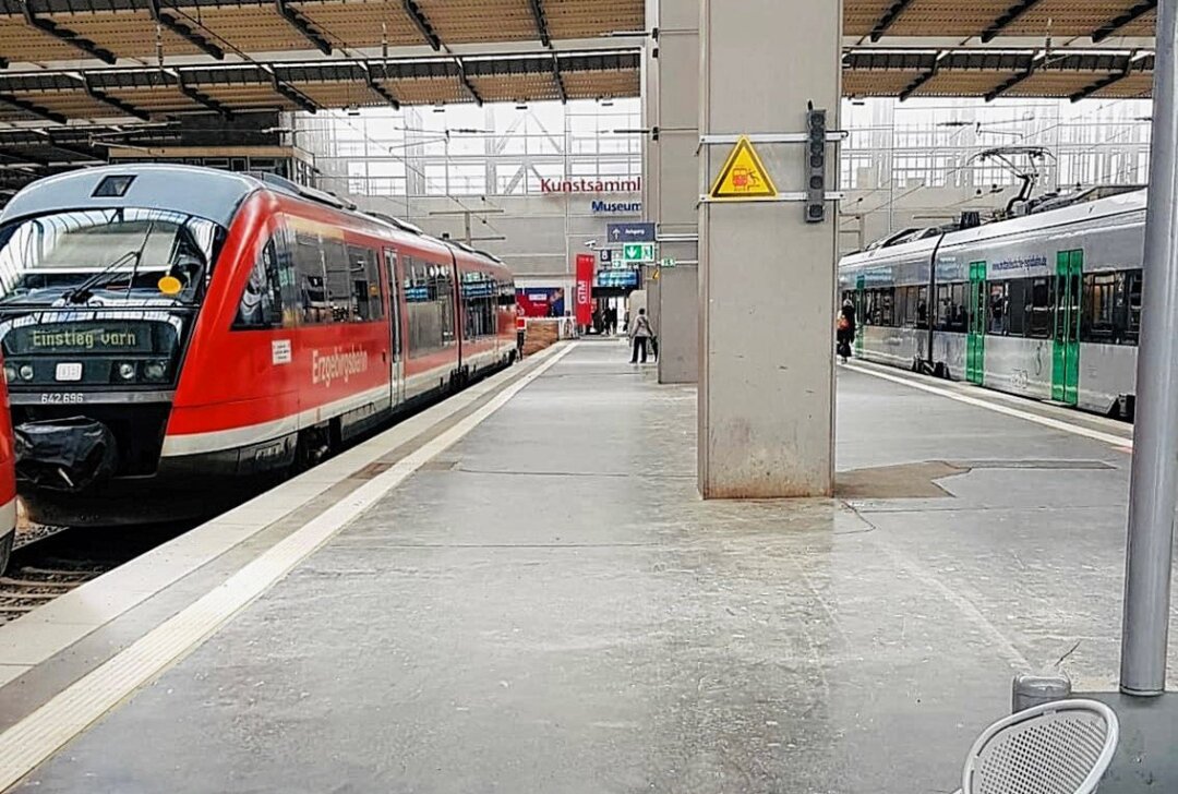 GDL bestreikt erneut die City-Bahn - City-Bahn Chemnitz: GDL streikt ab Mittwoch um 3 Uhr. Foto: Steffi Hofmann
