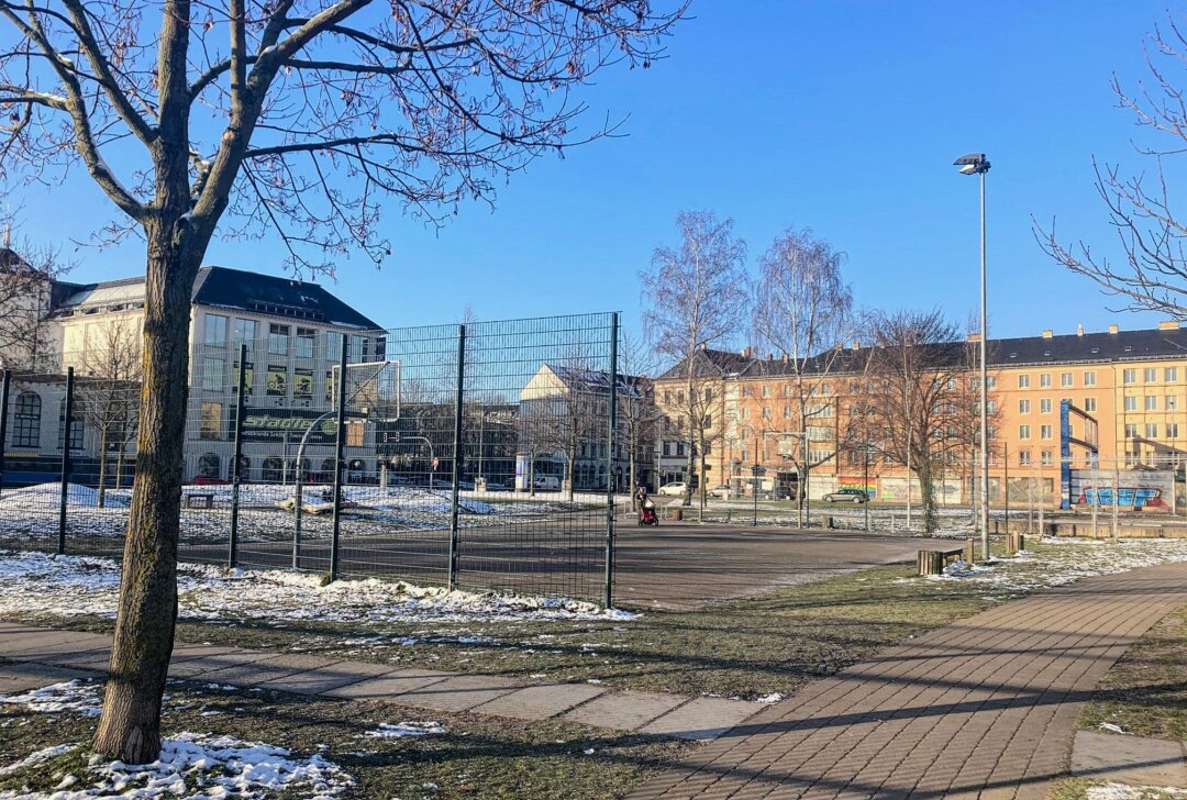 Grünes Licht für neuen Basketballplatz - Der Basketballbereich des Konkordiaparkes wird sich ab Winter verändern. Foto: Steffi Hofmann