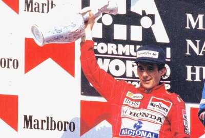 Heute vor 30 Jahren starb Ayrton Senna - 80 Mal stand Ayrton Senna auf einem Formel-1-Podest, davon 41 Mal als Sieger. Foto: Volker Lange / Archiv Thorsten Horn