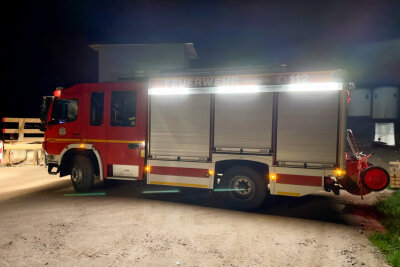 Lagerfeuer und Grillabend ruft Feuerwehr in Schneeberg auf den Plan.