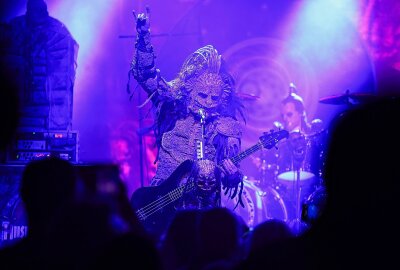 Lordi in Markneukirchen: Die Monster sind los! - Am Samstagabend gab es für Metal-Fans eine einzigartige Kost in der Musikhalle Markneukirchen zu erleben. Foto: Johannes Schmidt