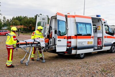 Medizinische Task Force übt Massenanfall von Verletzten - Die Medizinische Task Force übt den Einsatz in Katastrophensituationen. Foto: Harry Härtel