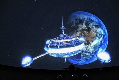 Minikosmos in Lichtenstein zeigt den "Traumzauberbaum" - Ein Blick ins 360-Grad Kino. Foto: Miniwelt Lichtenstein