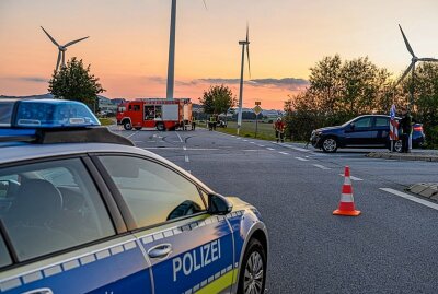 Schwerer Verkehrsunfall bei Reichenbach - Schwerer Unfall bei Reichenbach. Foto: LausitzNews.de/ Philipp Grohmann