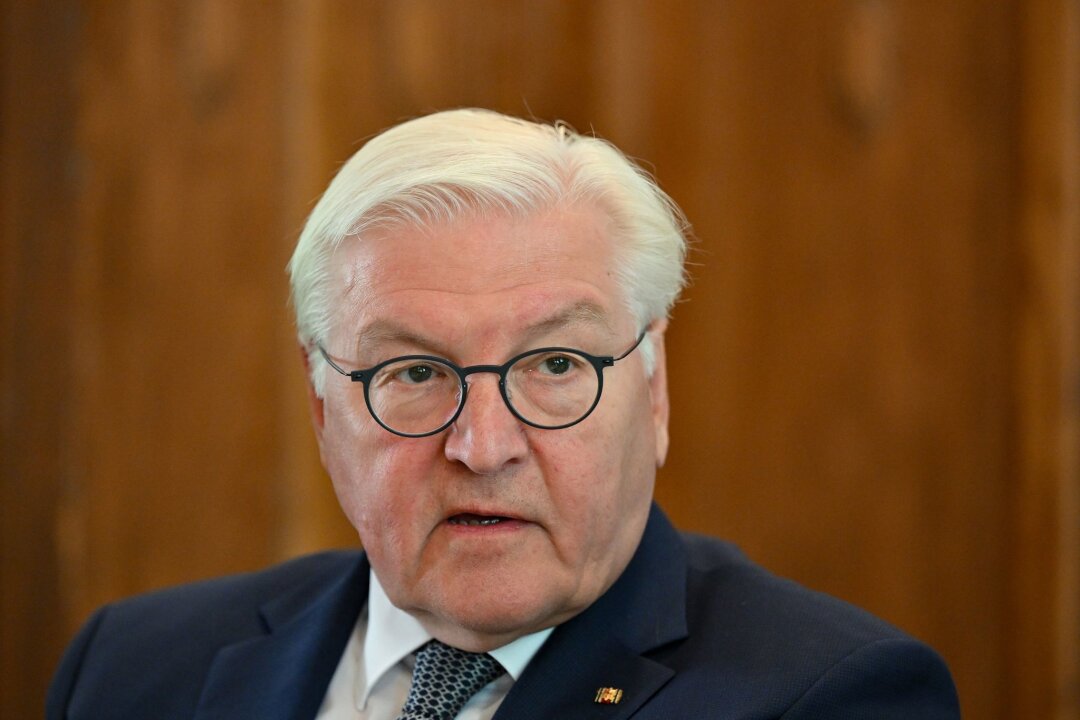 Steinmeier verurteilt Angriffe auf Wahlkämpfer - Bundespräsident Frank-Walter Steinmeier nimmt an einem Gespräch mit Bürgern teil.