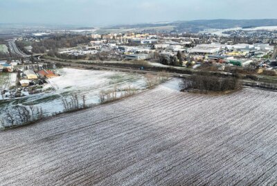 Stollberg: Gewerbegebiet ist geplant - Ein neues Gewerbegebiet soll jenseits der Autobahn A72 erschlossen werden. Foto: Ralf Wendland