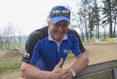 Swen Enderlein Enduro mit knapp 150 Startern - Rennleiter Frank Börner freut sich über eine gelungene Veranstaltung. Foto: Ralf Wendland