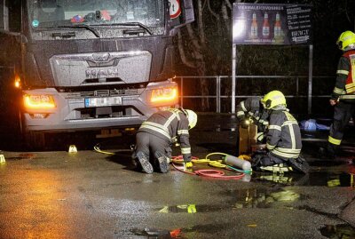 Tödlicher Unfall in Chemnitz: Fußgänger von LKW erfasst - Tödlicher Unfall in Chemnitz. Foto: Harry Härtel