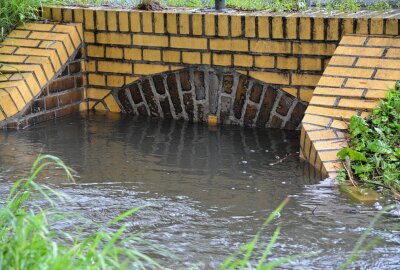 Vollgelaufene Keller und überschwemmte Straßen: Bilanz des Dauerregens in Leipzig -  Bilanz des Dauerregens in Leipzig. Foto: Anke Brod