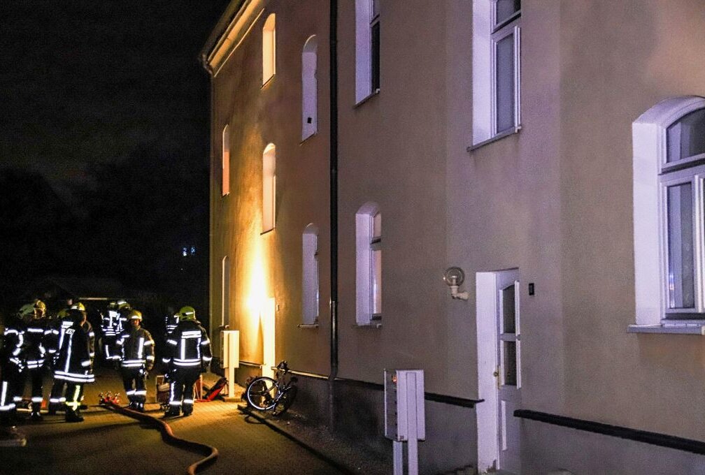 Wohnungsbrand in Langenweißbach: Polizei ermittelt - In Langenweißbach kam es zu einem Wohnungsbrand. Foto: Niko Mutschmann