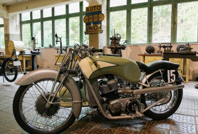 Zschopauer Enduro-Museum stellt seinen teuersten Schatz vor - Die Maschine wurde 1936 in Zschopau produziert. Foto: Andreas Bauer