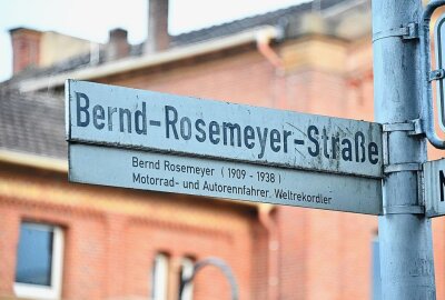 Zum 85. Todestag von Bernd Rosemeyer - In Bernd Rosemeyers Geburtsstadt Lingen wurde eine Straße nach ihm benannt. Foto: Thorsten Horn