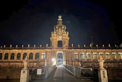 Zwinger-Alarm und Schloss-Graffiti: Unruhige Nacht für Dresden - Unruhige Nacht für Dresden. Foto: xcitepress