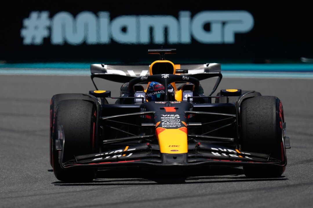 Verstappen holt Startplatz eins für Sprint in Miami - Startet im Sprint von Miami von ganz vorne: Max Verstappen.
