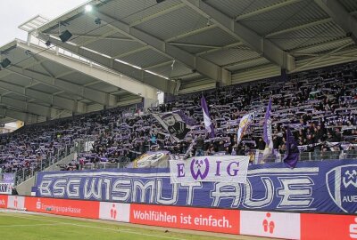 1:0 gegen Regensburg: Veilchen holen ersten Sieg des Jahres - Das Erzgebirgsstadion war gegen den SSV Jahn Regensburg gut gefüllt. Foto: PicturePoint