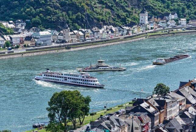 1.232 km in 25 Tagen: Chemnitzer will Rhein durchschwimmen - Der Schiffsverkehr birgt eine nicht zu unterschätzende Gefahr unterwegs. Foto: Pixabay