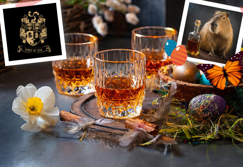 Im 1. Osternest befindet sich ein Whiskey-Tasting von Spirit of Oak