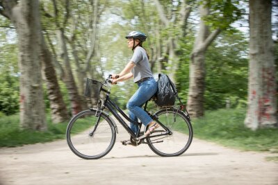 10 Punkte, wie Radfahrer sich und ihr Fahrrad schützen - Rat für Radler: Alles sicher verstauen und stets achtsam sein.