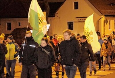 12.200 Teilnehmer bei Coronaprotest in Bautzen und Görlitz - Coronaprotest in Bautzen. Foto: B&S/Bernd März