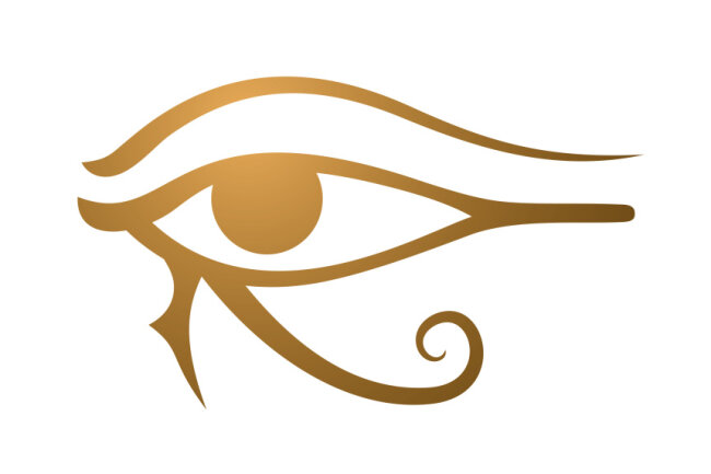 In der ägyptischen Mythologie brachte Seth seinen Bruder Osiris des Thrones wegen um. Osiris‘ Sohn Horus, der Lichtgott, wollte seinen Vater rächen. Dabei riss ihm Seth das Auge heraus.  Thot, der weise Mondgott, Schutzpatron der Wissenschaften, heilte das Auge. Nun besaß Horus das Mondauge (links) und das Sonnenauge (rechts, von seinem Vorfahren Atum-Re). Das Symbol des Horusauge dient als Schutzsymbol gegen den "bösen Blick".