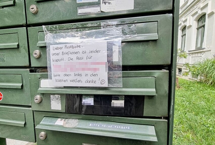 14-Jähriger beschädigt mehrere Briefkästen - Lösungsansatz für gesprengten Briefkasten. Foto: Harry Härtel