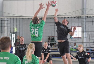 15. Stadtpokal im Volleyball in Zwönitz ausgerichtet - In Zwönitz ist der 15. Stadtpokal im Volleyball ausgerichtet worden. Foto: Ralf Wendland
