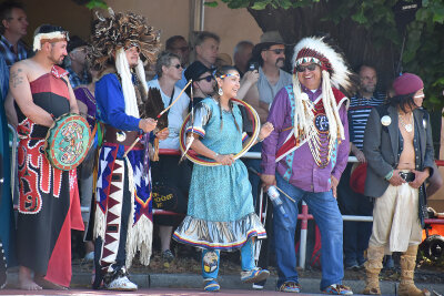 28. Karl-May-Festtage ein wahrer Besuchermagnet - Indianer aus den USA und Kanada.