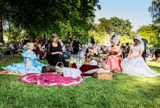  Das Viktorianische Picknick im Clara Park 2017. Foto: Arne Glaser 