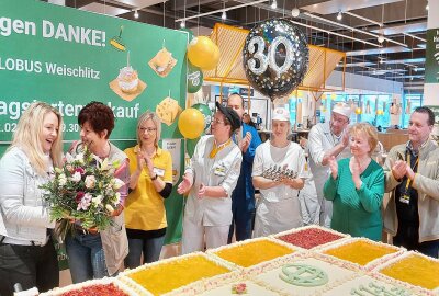 30 Jahre Globus: So wird in Weischlitz gefeiert - 30 Jahre Globus in Weischlitz. Hier gibt's Geburtstagsimpressionen. Foto: Karsten Repert