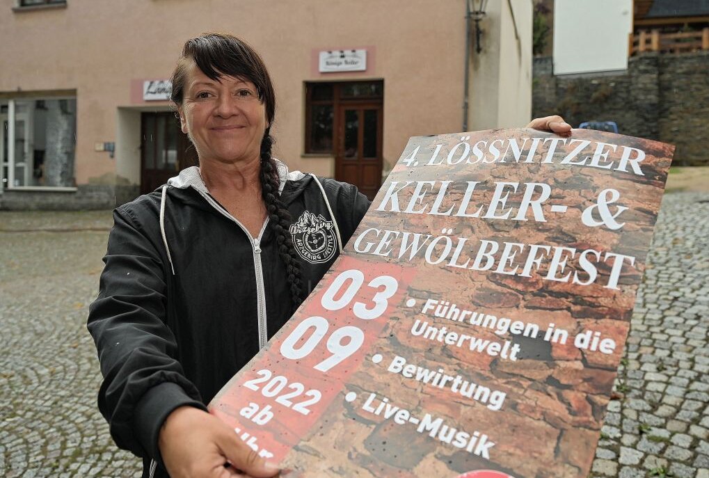 4. Lößnitzer Keller- und Gewölbefest - Mitorganisatorin Ines Liebig. Foto: Ralf Wendland