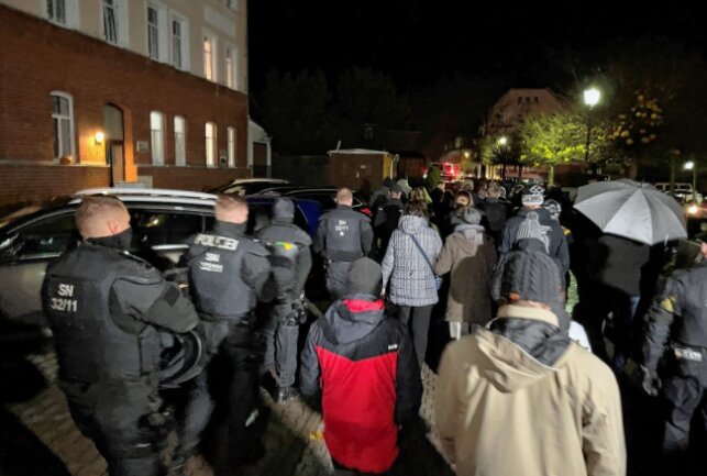 Demonstration gegen neue Coronaschutzverordnung in Zwönitz von Polizei verboten. Foto: Daniel Unger
