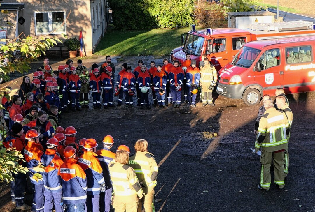 43 Kinder und Jugendliche erhielten Leistungsabzeichen für die Feuerwehr - 43 Kinder und Jugendliche erhielten Leistungsabzeichen. Foto: Sören Müller