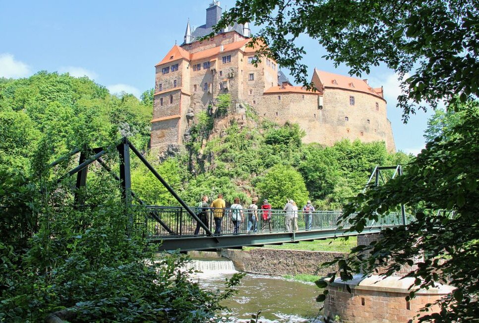 Burg Kriebstein wird als schönste Ritterburg Sachsens bezeichnet .Foto: Andrea Funke