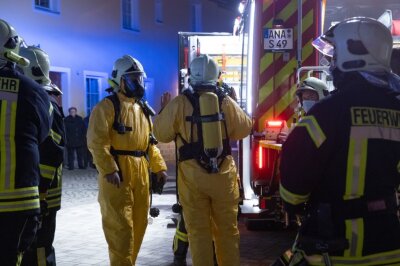 Am Donnerstagabend wurde die Feuerwehr Schlettau zu einem Einsatz im Keller eines Mehrfamilienhauses alarmiert. Foto: Ronny Küttner