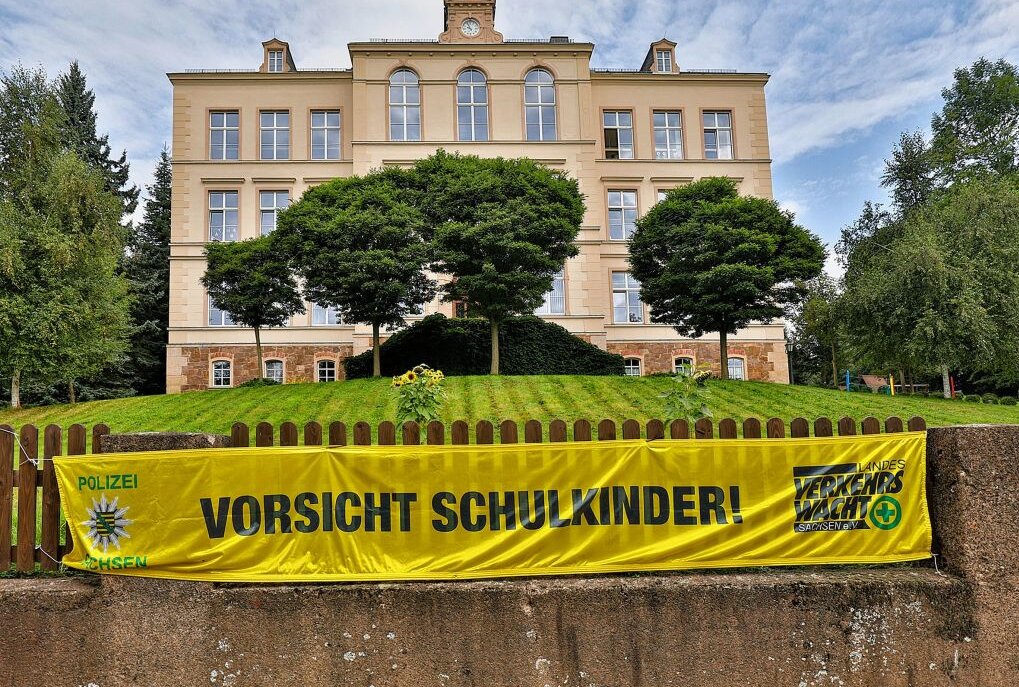 Die Humboldt-Grundschule in Oberlungwitz. Foto: Markus Pfeifer