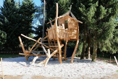 Abenteuer-Schule Erzgebirge weckt großes Interesse - Auch für einen abenteuerlichen Spielplatz ist an der Abenteuer-Schule gesorgt. Foto: Andreas Bauer