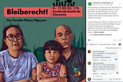 Abschiebung: Joko und Klaas setzen sich für Chemnitzer Familie ein - Der Sächsische Flüchtlingsrat e. V. hat für Freitag eine Demonstration angekündigt. Screenshot: Facebook