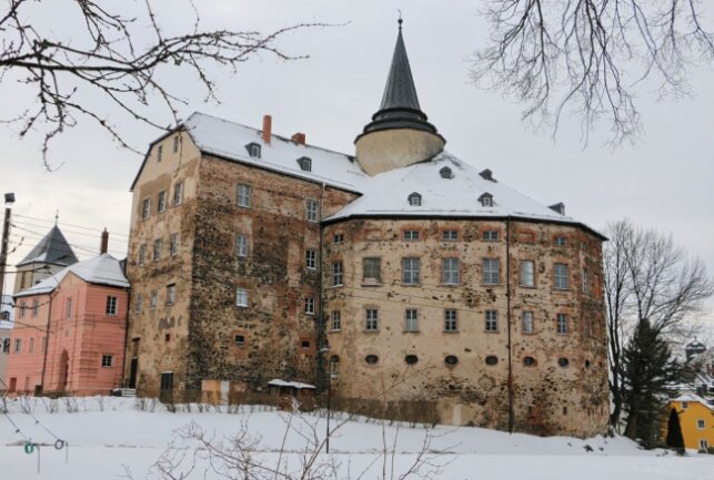 Adventszauber im Schloss Mühltroff - Das Schloss Mühltroff im Winterkleid. Foto: Simone Zeh