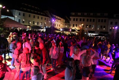 After Show-Party auf Weinfestbühne mit DJ Fire Entertainment - DJ Fire Entertainment ist bekannt und sehr beliebt. Foto: Renate Fischer