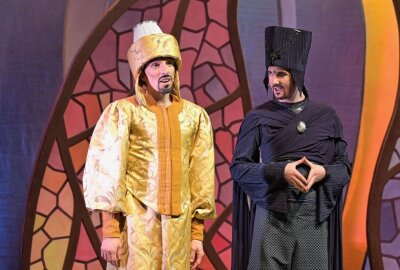 "Aladin - das Musical" ist in Aue aufgeführt worden - Das Musical "Aladin" ist im Auer Kulturhaus aufgeführt worden. Foto: Ralf Wendland