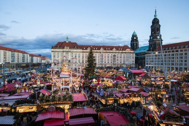 Der Striezelmarkt in Dresden soll in diesem Jahr stattfinden.