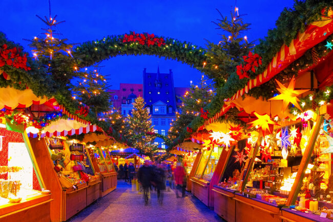So schön wird der Leipziger Weihnachtsmarkt auch 2022 erstrahlen.