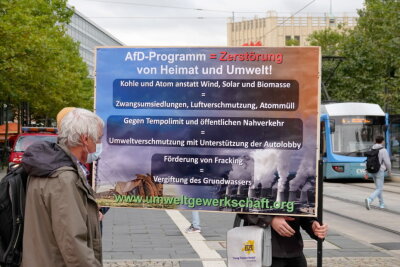Auch in Chemnitz beteiligten sich viele Menschen am globalen Klimastreik. Foto: Harry Härtel/Haertelpress