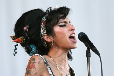 Amy Winehouse und ihr Leben zwischen Soul und Sucht - Die britische Sängerin Amy Winehouse 2008 in London.