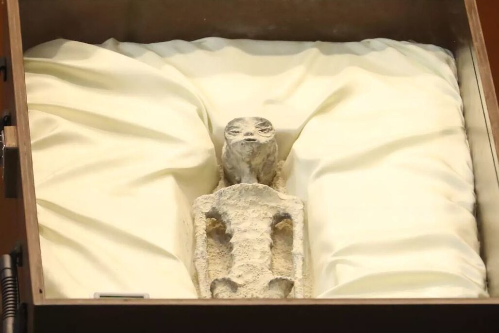 Angebliche Alien-Überreste in Mexiko erstmals präsentiert - Angebliche Alien-Artefakte wurden in Mexiko vorgestellt.