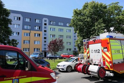 Angebranntes Essen verursacht Feuerwehreinsatz in Grimma - Am Freitagmorgen wurde die Feuerwehr durch einen vermeintlichen Brand in Grimma gerufen. Foto: Sören Müller