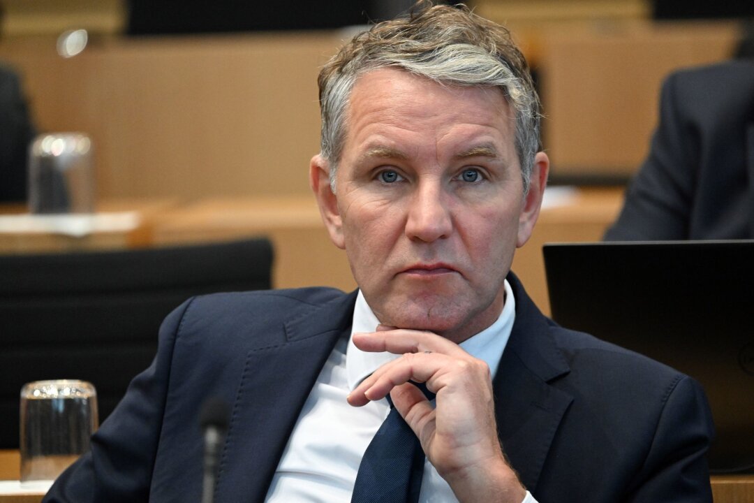Anklage gegen Björn Höcke erweitert - AfD-Fraktions- und Landeschef Björn Höcke.